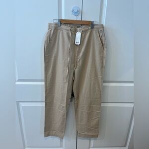 Coofandy NWT women’s Large drawstring linen blend casual pants